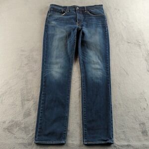Levis 511 Jeans Mens 34x34 Blue Faded Slim Straight Denim Cotton Pants